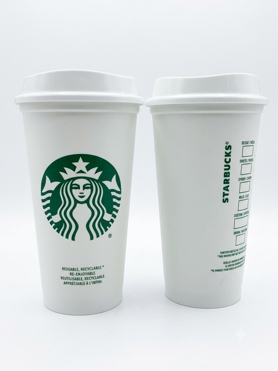 Starbucks Other - Starbucks Reusable Hot Cup with Lid | White 16oz Grande Travel Mug